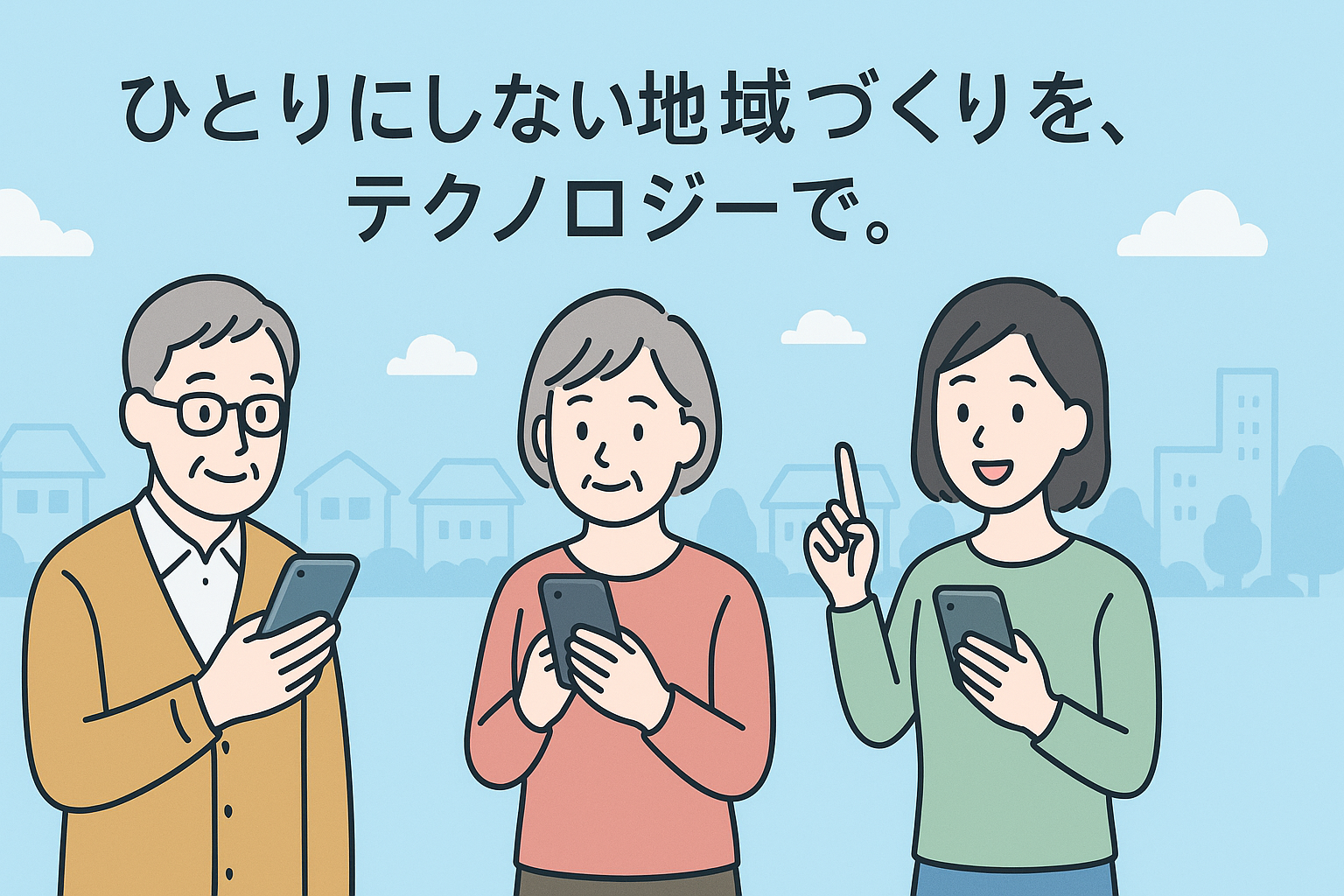 デジタルでつなぐ地域と高齢者